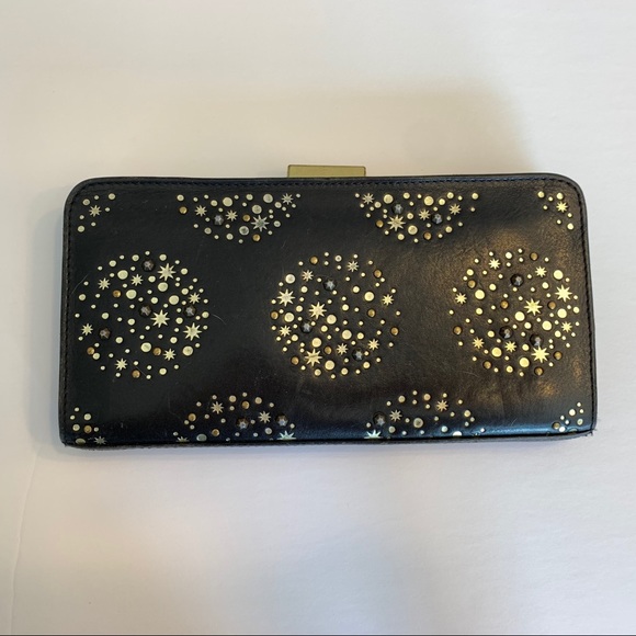 Fossil Handbags - Fossil Wallet Starburst Studs Kiss Lock